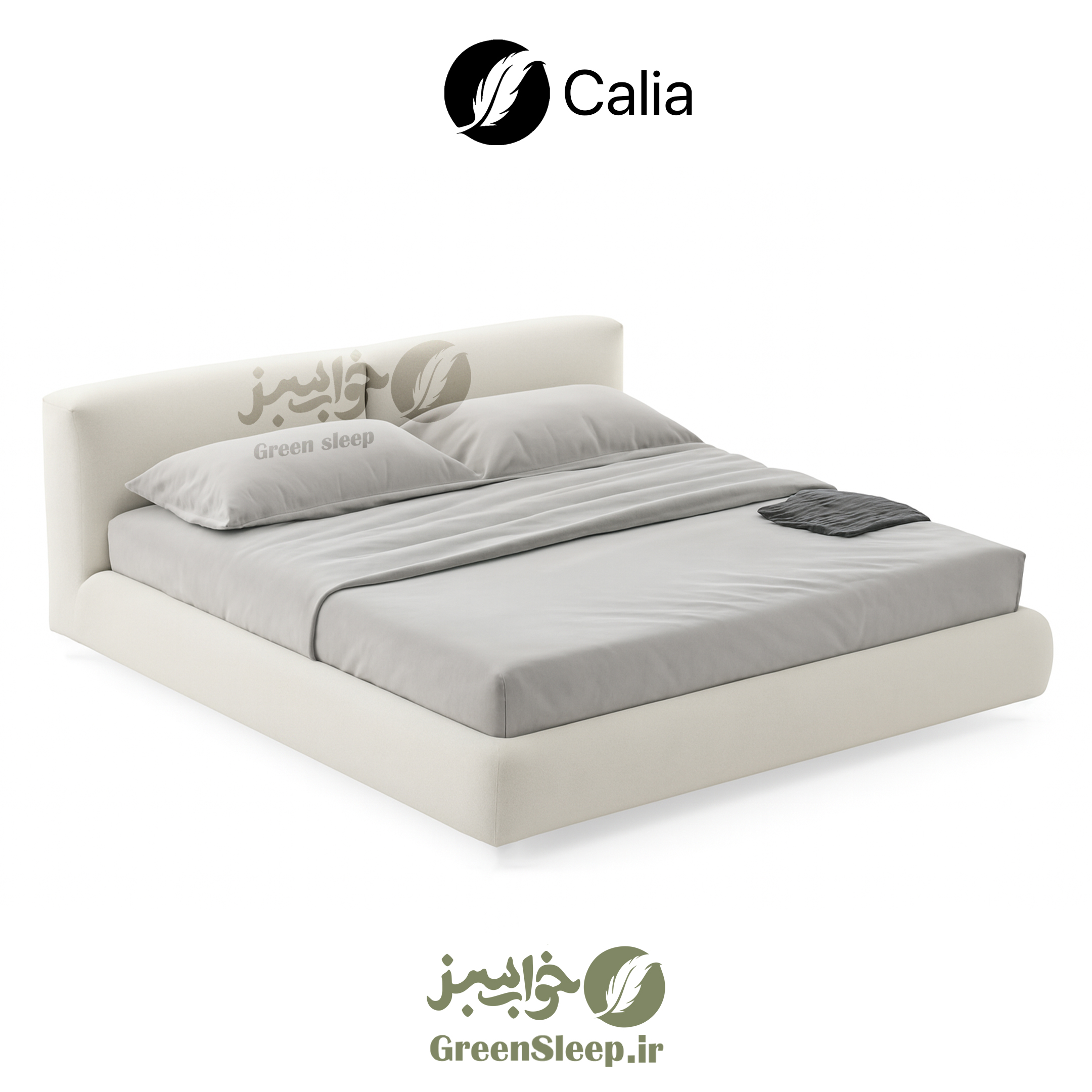تخت خواب مدل کالیا یک نفره سایز 90 در 200 سانتی متر